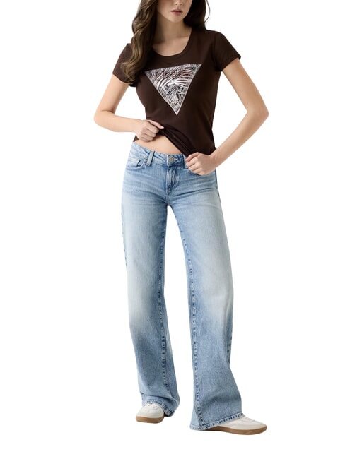 ZEBRA TRIANGLE T-shirt &agrave; manches courtes brun royal - T-shirt