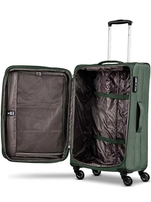 ECO-MOOD Chariot extensible de taille moyenne fossile - Valises Semi-rigides