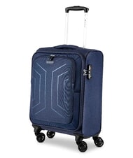 R RONCATO HEXA SOFT Chariot &agrave; bagages &agrave; main blu navy - Valises cabine - 3