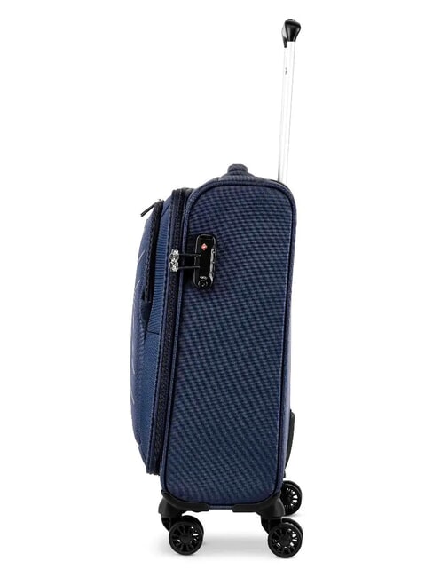 HEXA SOFT Chariot &agrave; bagages &agrave; main blu navy - Valises cabine