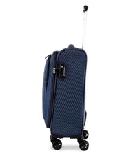 R RONCATO HEXA SOFT Chariot &agrave; bagages &agrave; main blu navy - Valises cabine - 4