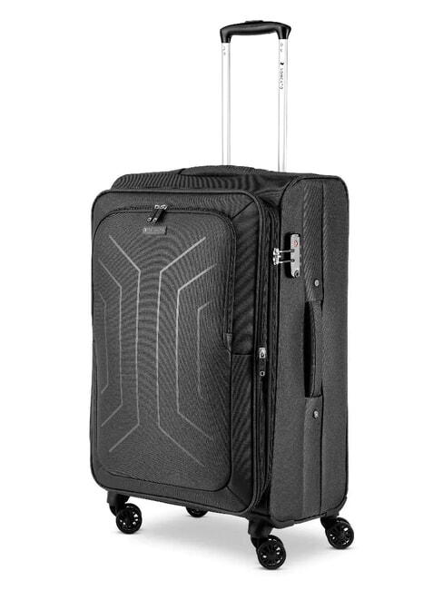 HEXA SOFT Chariot moyen, extensible Noir - Valises Semi-rigides