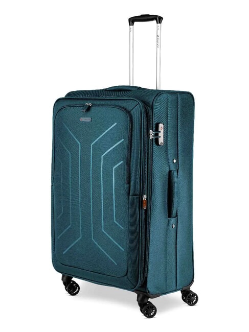 HEXA SOFT Grand chariot extensible vert - Valises Semi-rigides