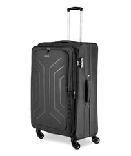 R RONCATO HEXA SOFT Grand chariot extensible Noir - Valises Semi-rigides - 3