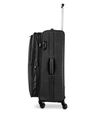 R RONCATO HEXA SOFT Grand chariot extensible Noir - Valises Semi-rigides - 4