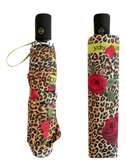 ROSE Parapluie pliant automatique rose sauvage - Parapluies