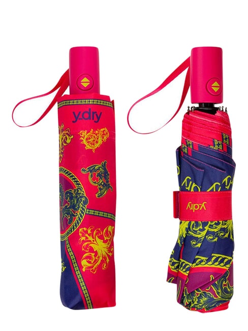 DECO Parapluie pliant automatique fuchsia - Parapluies