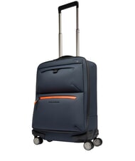 PIQUADRO CORNER SPECIALE GOMMATO Chariot &agrave; bagages &agrave; main r&eacute;sistant &agrave; l'eau bleu - Valises cabine - 3