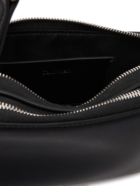 SIGNATURE LOGO STRAP Sacoche pour appareil photo &agrave; double fonction nickel noir/brillant - Sacs pour Femme