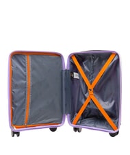 LESAC SLIDE Chariot &agrave; bagages &agrave; main violet - Valises cabine - 2