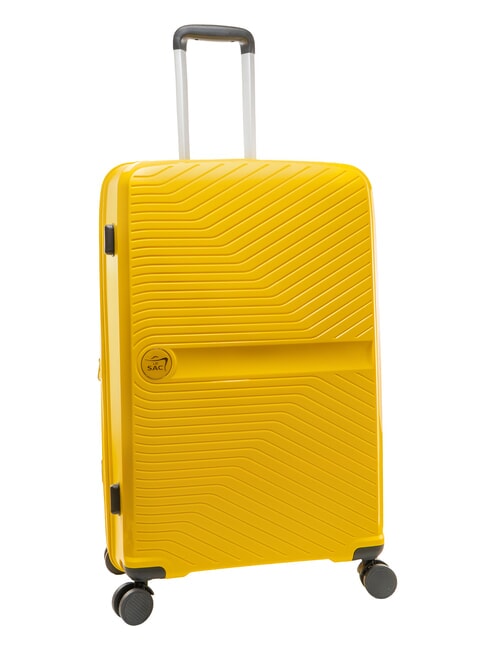 SLIDE Grand chariot extensible jaune clair - Valises Rigides