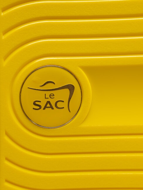 SLIDE Grand chariot extensible jaune clair - Valises Rigides