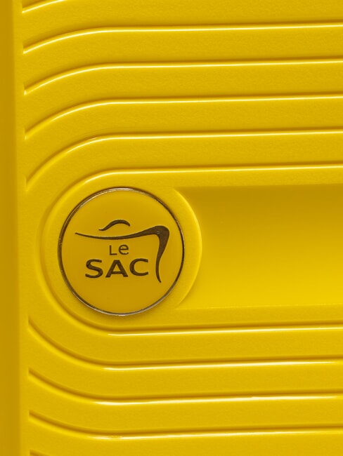 SLIDE Chariot &agrave; bagages &agrave; main jaune clair - Valises cabine