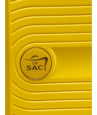 LESAC SLIDE Chariot &agrave; bagages &agrave; main jaune clair - Valises cabine - 6