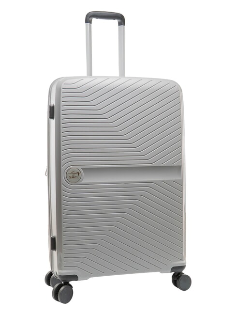 SLIDE Grand chariot extensible gris clair - Valises Rigides
