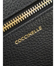 COCCINELLE JINNY Mini sac bandouli&egrave;re Noir - Sacs pour Femme - 3