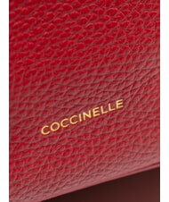 COCCINELLE JINNY Sac &agrave; dos en cuir sangria - Sacs pour Femme - 3