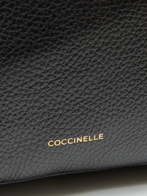 JINNY Sac &agrave; dos en cuir Noir - Sacs pour Femme