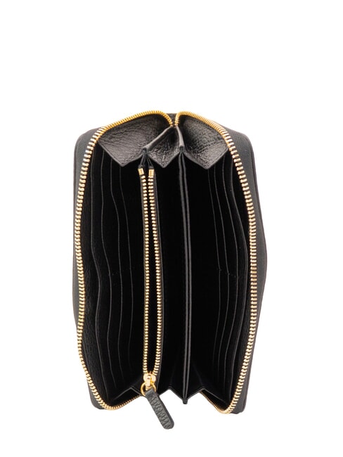 BINXIE Portefeuille Zip Around Noir - Portefeuilles Femme