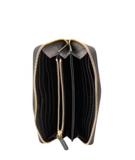 COCCINELLE BINXIE Portefeuille Zip Around Noir - Portefeuilles Femme - 2