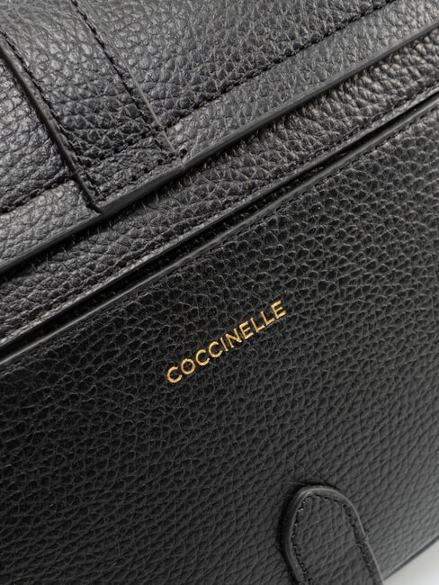 MAGALU Sac &agrave; main avec bandouli&egrave;re Noir - Sacs pour Femme