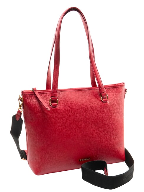 MARINA Sac de courses en cuir sangria - Sacs pour Femme