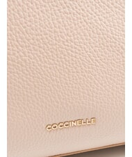 COCCINELLE MARINA Sac de courses en cuir rosaces - Sacs pour Femme - 3