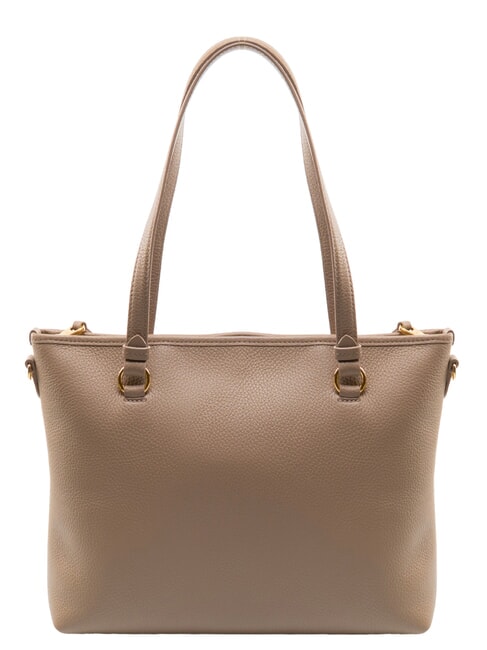 MARINA Sac de courses en cuir taupe chaud - Sacs pour Femme