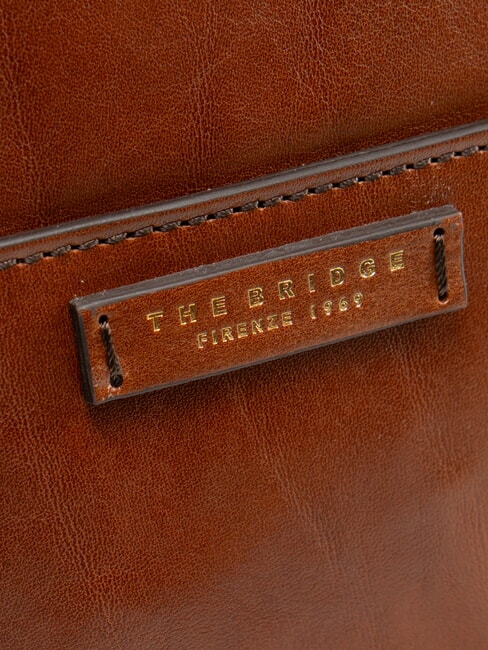 CECILIA sac seau en cuir MARRON - Sacs pour Femme