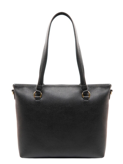 MARINA Sac de courses en cuir Noir - Sacs pour Femme
