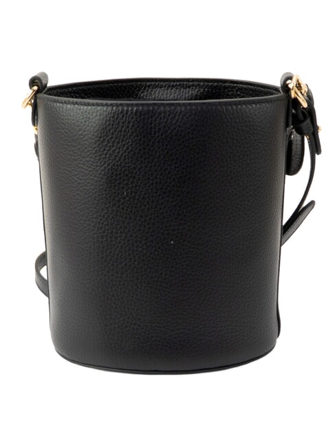 CHARLOTTE Mini sac seau en cuir Noir - Sacs pour Femme