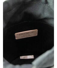 COCCINELLE CHARLOTTE Mini sac seau en cuir Noir - Sacs pour Femme - 4