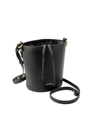 COCCINELLE CHARLOTTE Mini sac seau en cuir Noir - Sacs pour Femme - 5