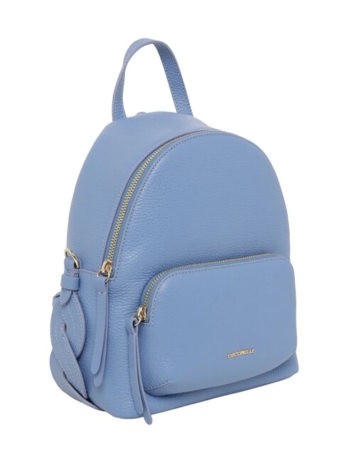 CHARLOTTE Sac &agrave; dos en cuir bleu - Sacs pour Femme