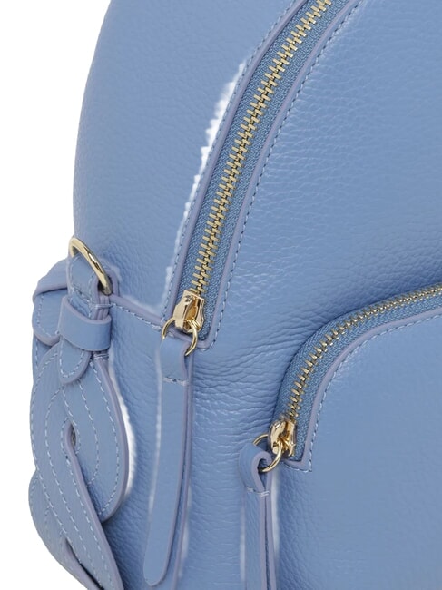 CHARLOTTE Sac &agrave; dos en cuir bleu - Sacs pour Femme