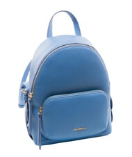 COCCINELLE CHARLOTTE Sac &agrave; dos en cuir bleu - Sacs pour Femme - 4