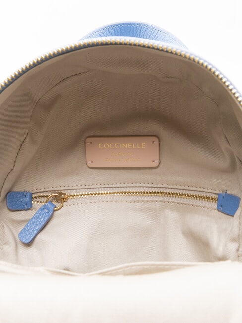 CHARLOTTE Sac &agrave; dos en cuir bleu - Sacs pour Femme