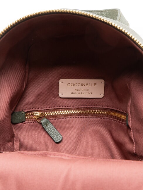 CHARLOTTE Sac &agrave; dos en cuir algues - Sacs pour Femme