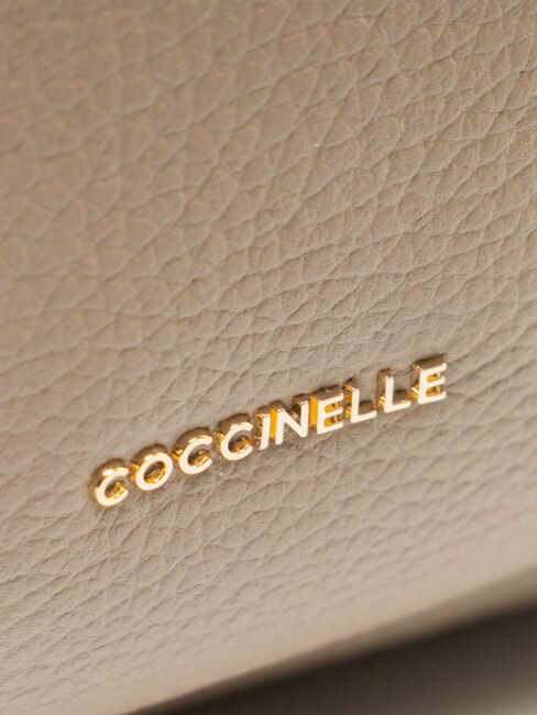 CHARLOTTE Sac &agrave; dos en cuir taupe chaud - Sacs pour Femme