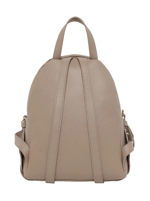 CHARLOTTE Sac &agrave; dos en cuir taupe chaud - Sacs pour Femme
