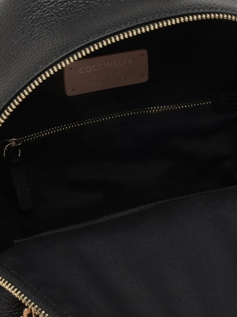 CHARLOTTE Sac &agrave; dos en cuir Noir - Sacs pour Femme
