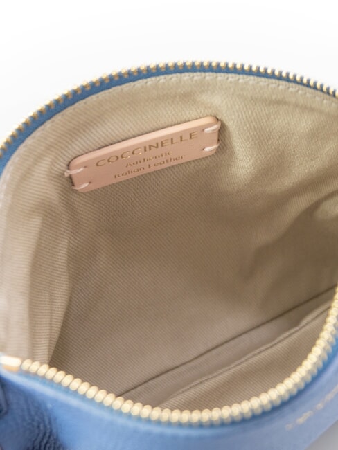 LORINE pochette en cuir bleu - Sacs pour Femme