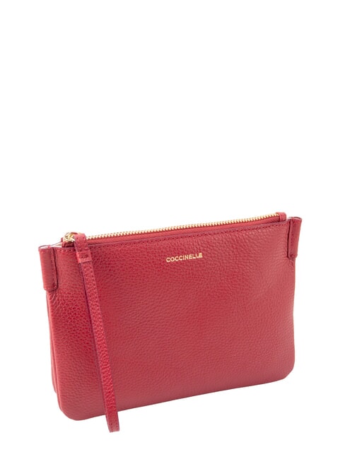 LORINE pochette en cuir sangria - Sacs pour Femme