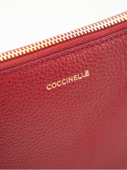 LORINE pochette en cuir sangria - Sacs pour Femme