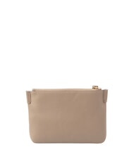 COCCINELLE LORINE pochette en cuir taupe chaud - Sacs pour Femme - 4