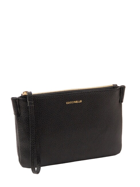 LORINE pochette en cuir Noir - Sacs pour Femme