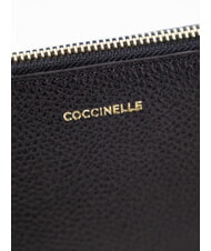 COCCINELLE LORINE pochette en cuir Noir - Sacs pour Femme - 3