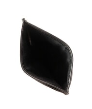 THE BRIDGE BIAGIO porte-cartes en cuir plat Noir - Portefeuilles Homme - 3