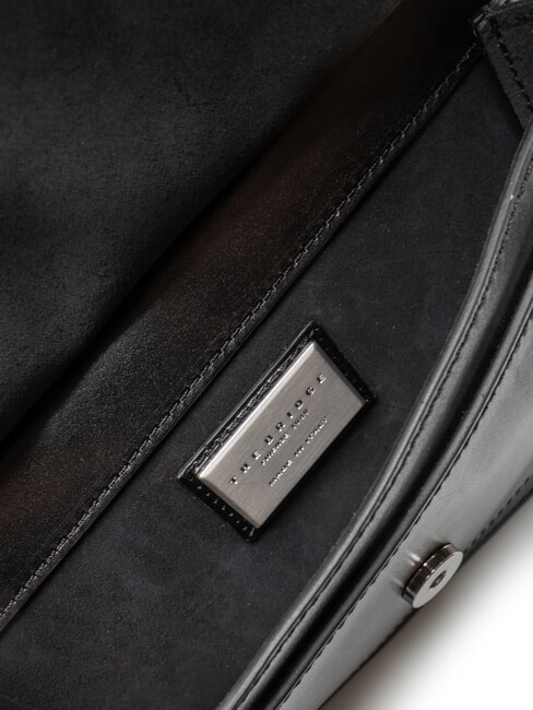 STORY Sac banane en cuir Noir - Sacs pour Femme