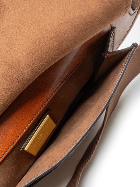 STORY Sac banane en cuir MARRON - Sacs pour Femme